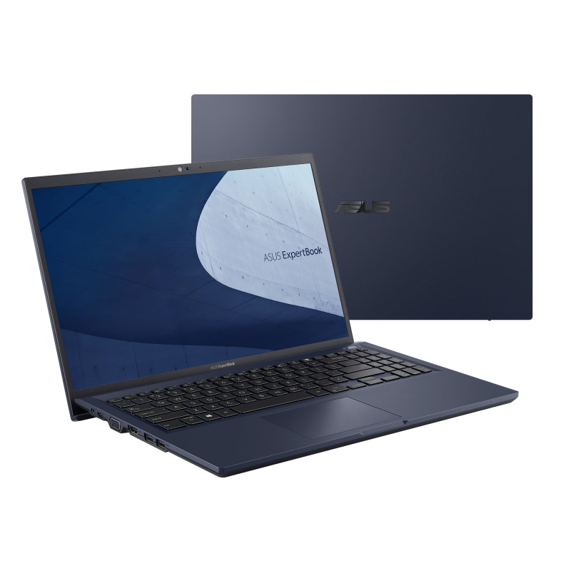 ASUS ExpertBook B1 B1500CENT-BQ1660R Intel® Core™ i3 i3-1115G4 Ordinateur portable 39,6 cm (15.6") Full HD 8 Go DDR4-SDRAM 256 Go SSD Wi-Fi 6 (802.11ax) Windows 10 Pro Noir