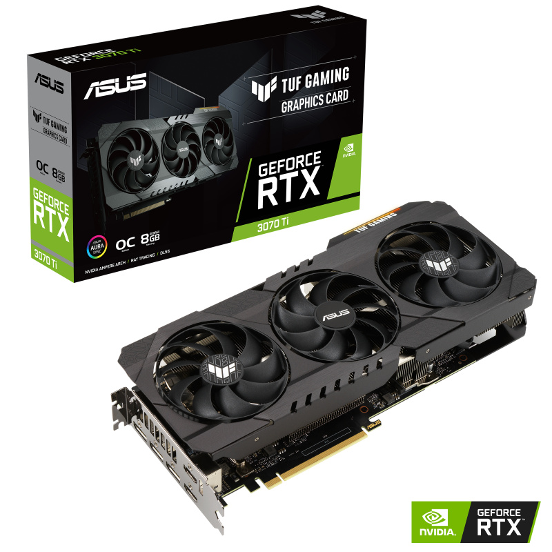ASUS TUF Gaming TUF-RTX3070TI-O8G-GAMING NVIDIA GeForce RTX 3070 Ti 8 Go GDDR6X