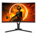 AOC CQ27G3SU/BK écran plat de PC 68,6 cm (27") 2560 x 1440 pixels Quad HD LED Noir, Rouge