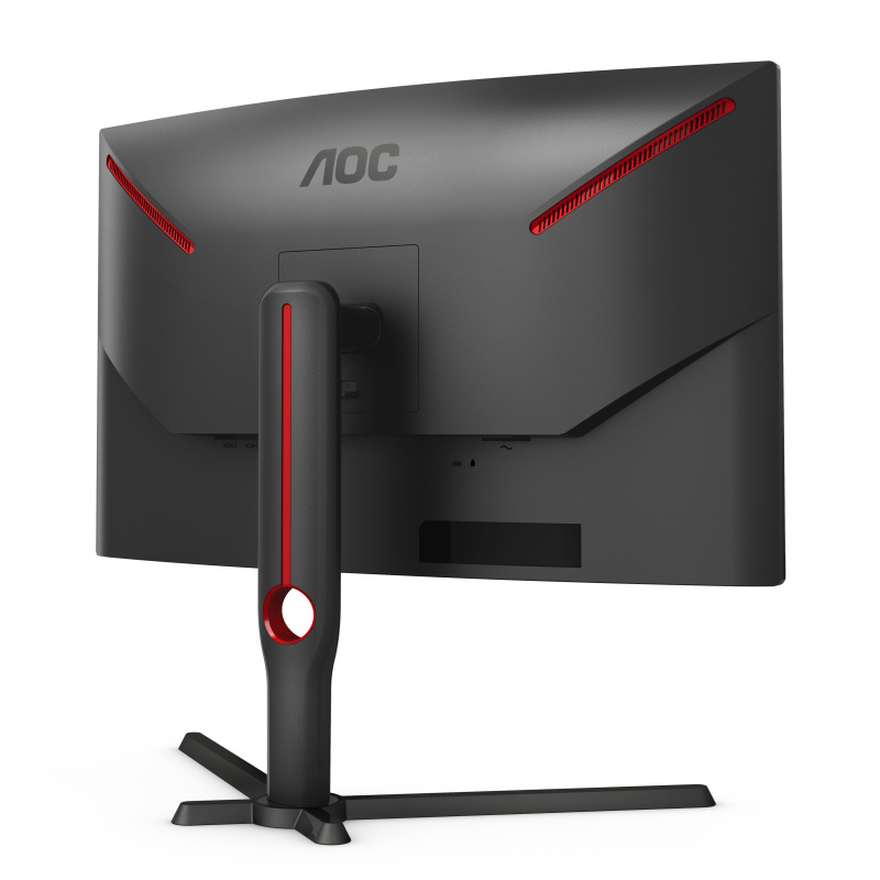 AOC CQ27G3SU/BK écran plat de PC 68,6 cm (27") 2560 x 1440 pixels Quad HD LED Noir, Rouge