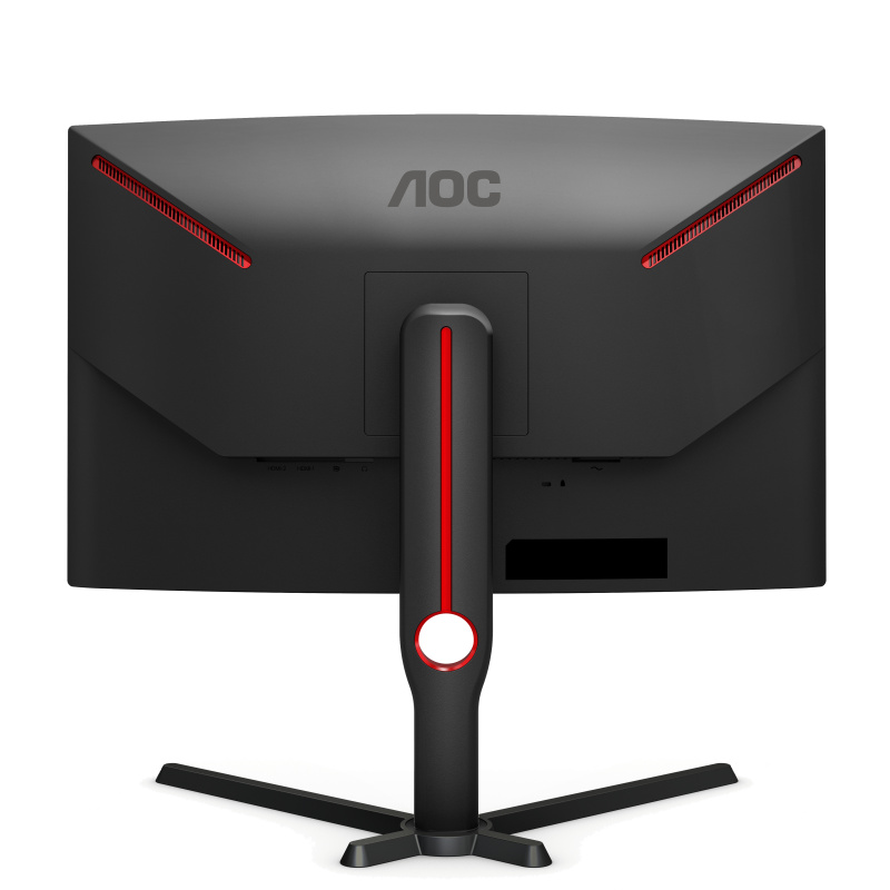 AOC CQ27G3SU/BK écran plat de PC 68,6 cm (27") 2560 x 1440 pixels Quad HD LED Noir, Rouge
