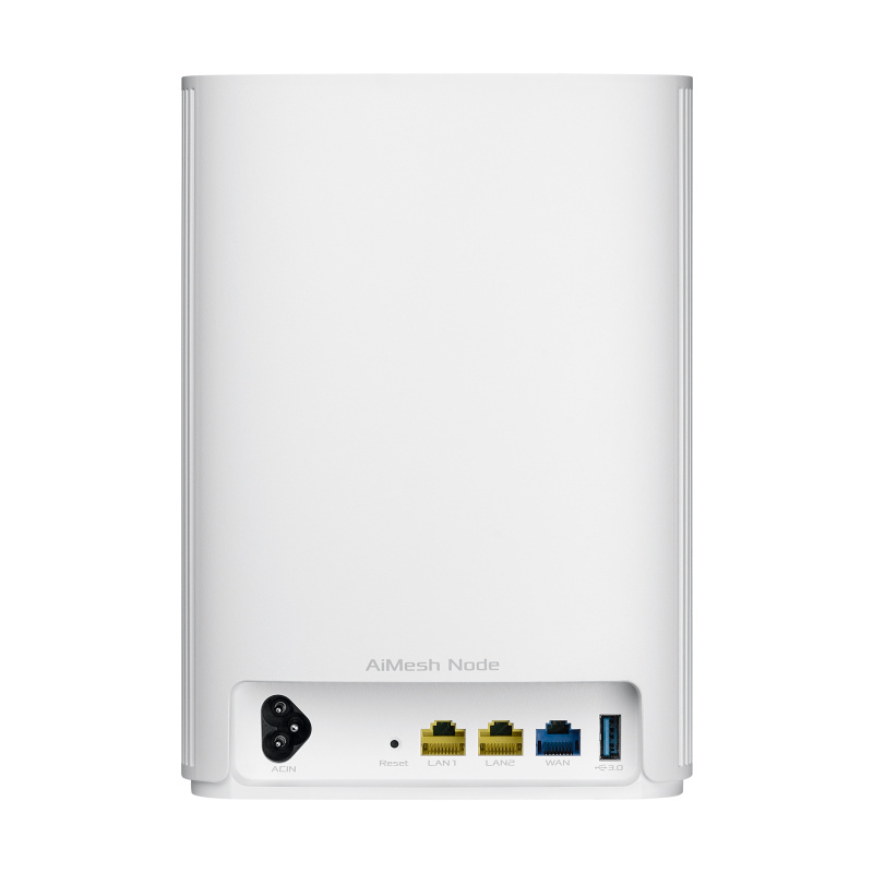 ASUS ZenWiFi AX Hybrid (XP4) (1-PK) Bi-bande (2,4 GHz / 5 GHz) Wi-Fi 6 (802.11ax) Blanc 2 Interne