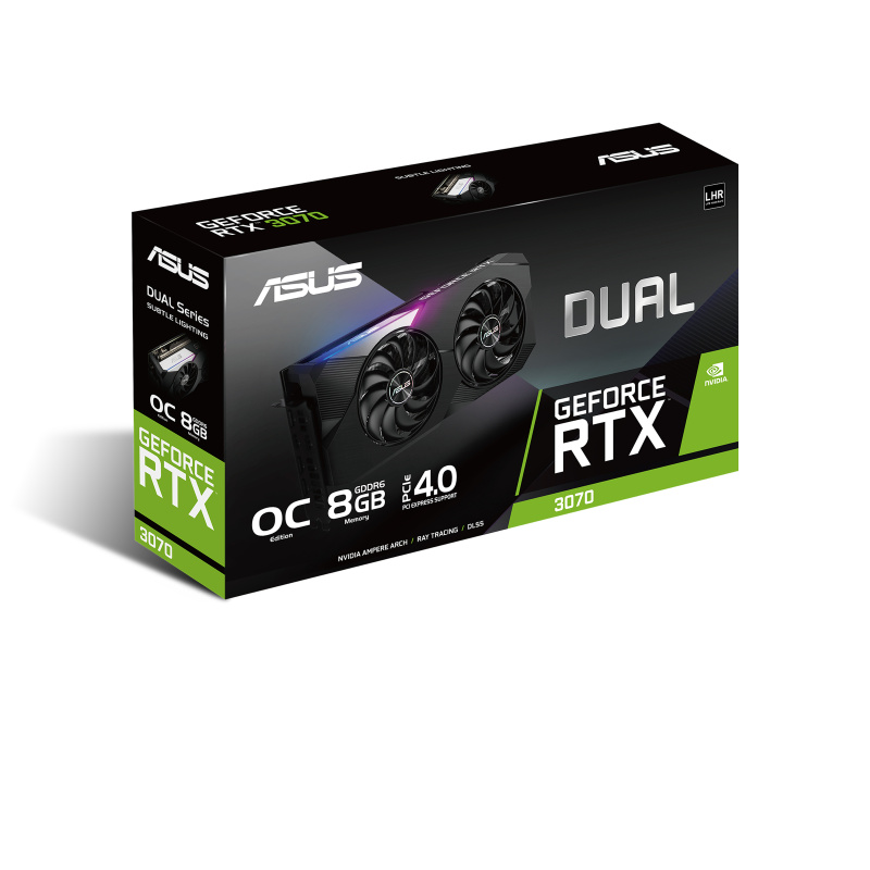 ASUS Dual -RTX3070-O8G-V2 NVIDIA GeForce RTX 3070 8 Go GDDR6