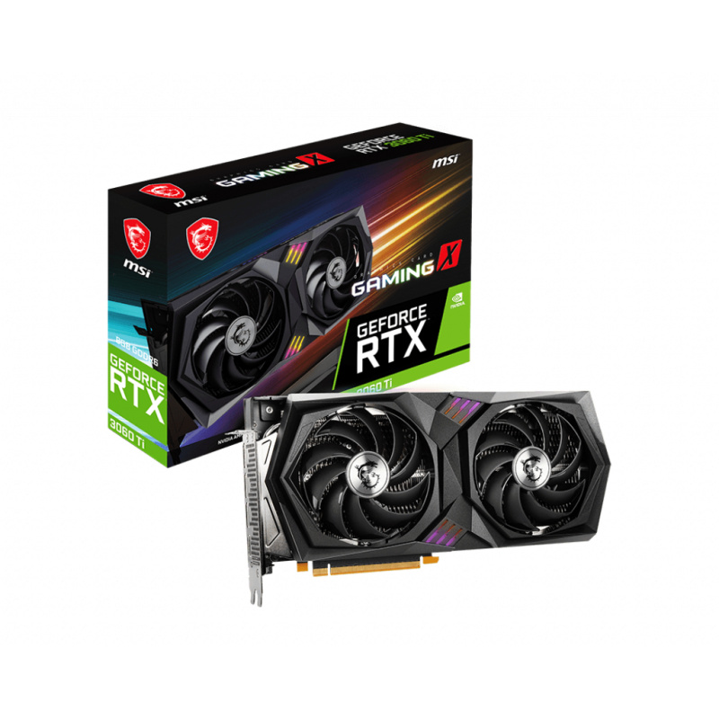 MSI GAMING RTX 3060 TI X 8G LHR NVIDIA GeForce RTX 3060 Ti 8 Go GDDR6