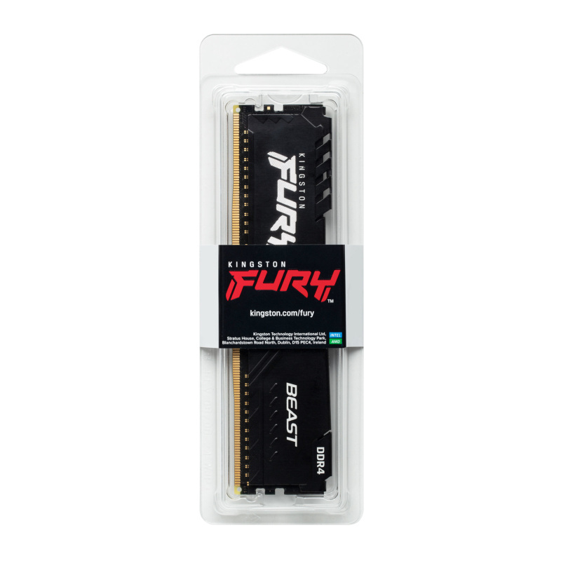 Kingston Technology FURY Beast 8Go 3200MT/s DDR4 CL16 DIMM Black