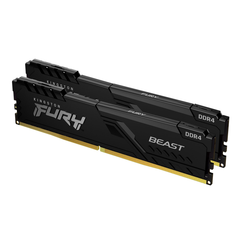 Kingston Technology FURY Beast 32Go 3200MT/s DDR4 CL16 DIMM (Kit de 2) 1Gx8 Black