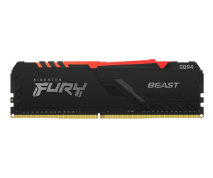 Kingston Technology FURY Beast RGB module de mémoire 8 Go 1 x 8 Go DDR4 3600 MHz