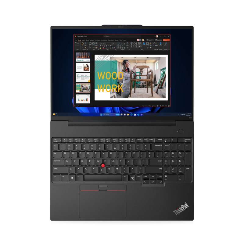 Lenovo ThinkPad E16 Gen 2 (AMD) AMD Ryzen™ 5 7535HS Ordinateur portable 40,6 cm (16") WUXGA 16 Go DDR5-SDRAM 512 Go SSD Wi-Fi 6E (802.11ax) Windows 11 Pro Français Noir