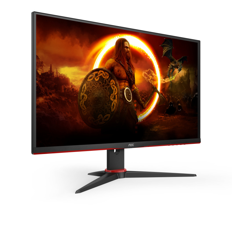 AOC G2 Q27G2E/BK écran plat de PC 68,6 cm (27") 2560 x 1440 pixels Quad HD Noir, Rouge
