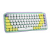 Logitech POP Keys Wireless Mechanical Keyboard With Emoji Keys clavier Bluetooth AZERTY Français Couleur menthe