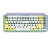 Logitech POP Keys Wireless Mechanical Keyboard With Emoji Keys clavier Universel Bluetooth AZERTY Français Couleur menthe