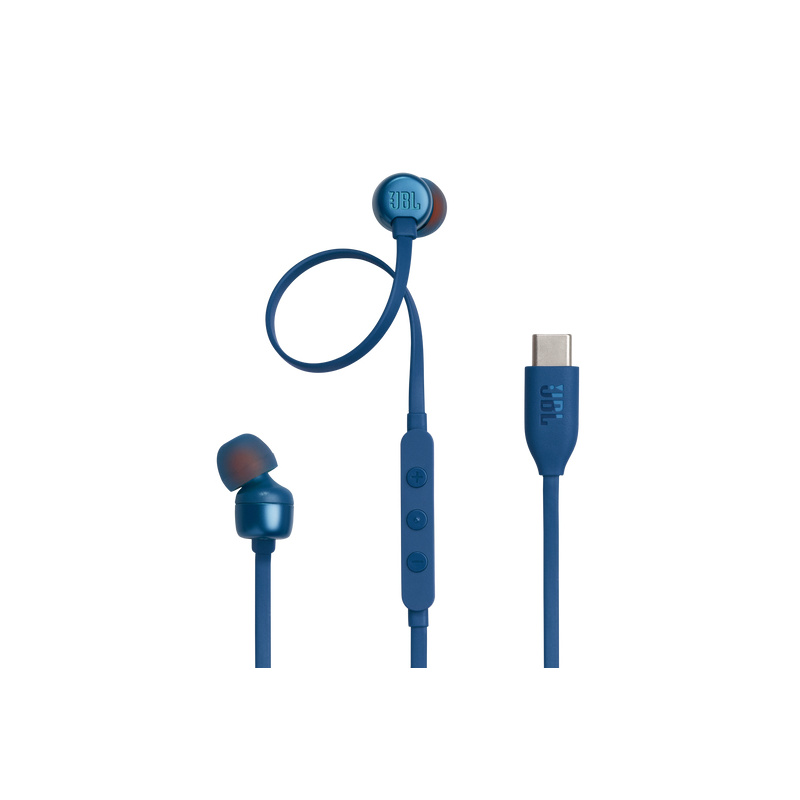 JBL Tune 310C USB Casque Avec fil Ecouteurs Appels/Musique USB Type-C Bleu