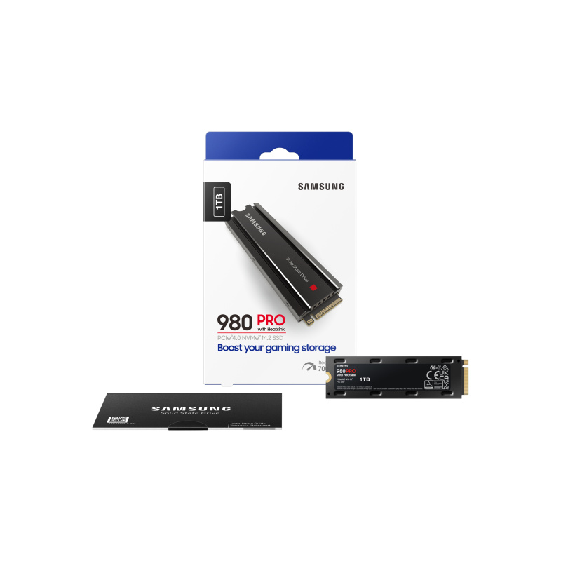 Samsung 980 PRO 1 To M.2 PCI Express 4.0 NVMe V-NAND MLC