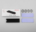 Axagon CLR-M2L6 système de refroidissement d’ordinateur M.2 NVMe SSD, Disque électronique Dissipateur thermique/Radiateur Noir 1 pièce(s)