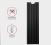 Axagon CLR-M2L6 système de refroidissement d’ordinateur M.2 NVMe SSD, Disque électronique Dissipateur thermique/Radiateur Noir 1 pièce(s)