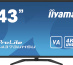 iiyama ProLite X4373UHSU-B1 écran plat de PC 108 cm (42.5") 3840 x 2160 pixels 4K Ultra HD Noir