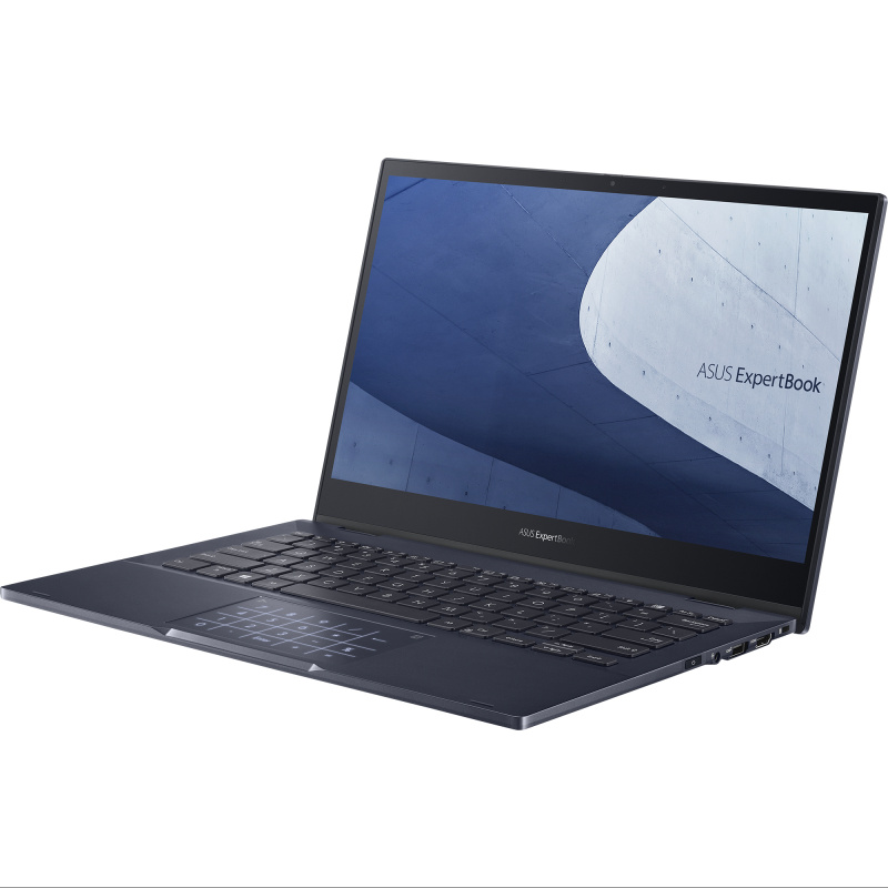 ASUS ExpertBook B5302FBA-LG0398X laptop Intel® Core™ i5 i5-1235U Hybride (2-en-1) 33,8 cm (13.3") Écran tactile Full HD 8 Go DDR5-SDRAM 512 Go SSD Wi-Fi 6 (802.11ax) Windows 11 Pro Noir