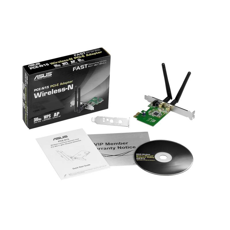 ASUS PCE-N15 Interne WLAN 300 Mbit/s