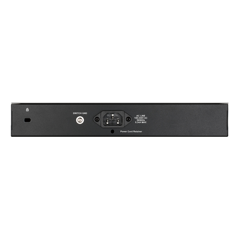 D-Link DGS-1210-08P commutateur réseau Géré L2/L3 Gigabit Ethernet (10/100/1000) Connexion Ethernet, supportant l'alimentation via ce port (PoE) Noir