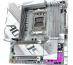 GIGABYTE B850M AORUS ELITE WIFI6E ICE Carte Mère - Processeurs AMD Ryzen Série 9000, 12+2+1 phases VRM numériques, jusqu'à 8200MHz DDR5 (OC), 1xPCIe 5.0 + 1xPCIe 4.0 M.2, LAN 2.5, WIFI 7, USB 3.2 Gen 2