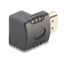 Lindy Adaptateur HDMI femelle vers HDMI mâle coudé à 90 dégrés vers le haut