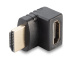 Lindy Adaptateur HDMI femelle vers HDMI mâle coudé à 90 dégrés vers le haut