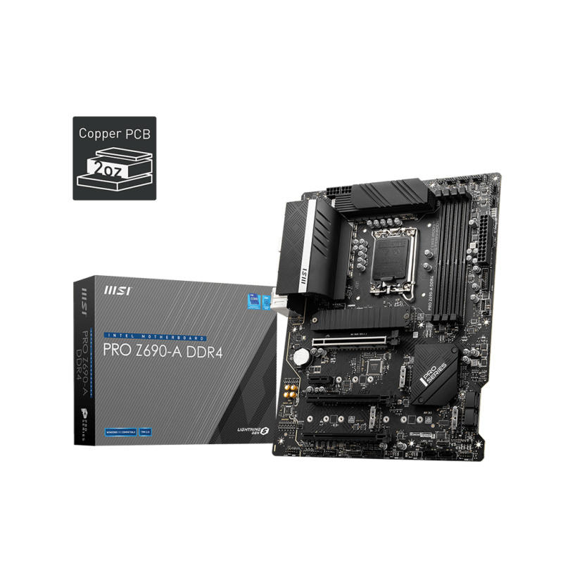 MSI PRO Z690-A DDR4 carte mère Intel Z690 LGA 1700 ATX