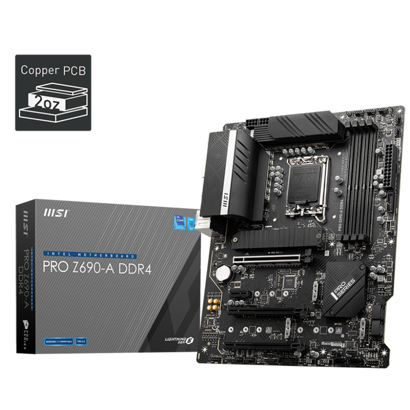 MSI PRO Z690-A DDR4 carte mère Intel Z690 LGA 1700 ATX