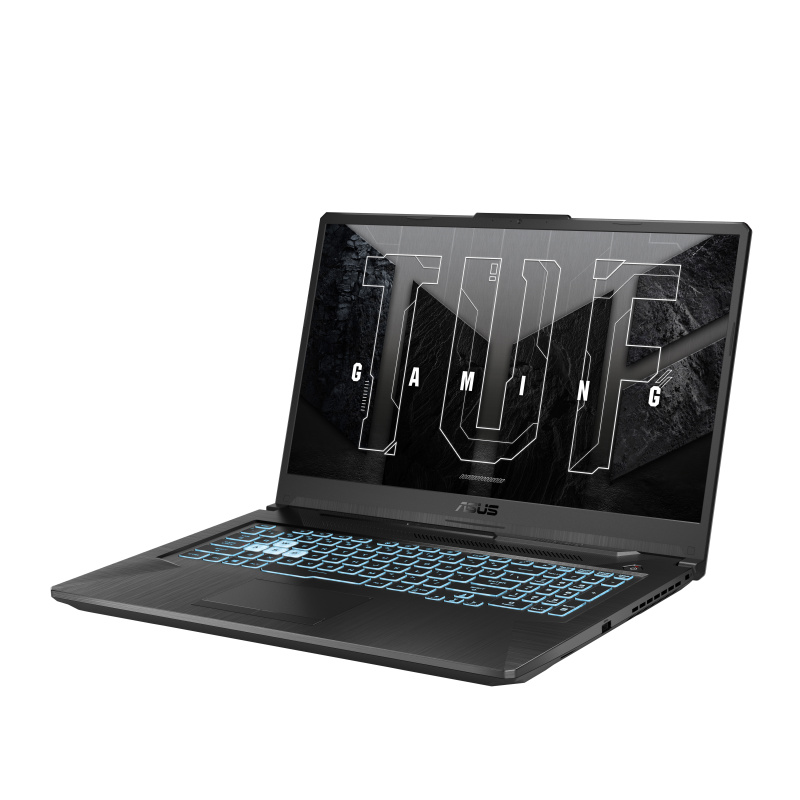 ASUS TUF Gaming F17 TUF706HM-HX065 Intel® Core™ i7 i7-11800H Ordinateur portable 43,9 cm (17.3") Full HD 8 Go DDR4-SDRAM 512 Go SSD NVIDIA GeForce RTX 3060 Wi-Fi 6 (802.11ax) Noir