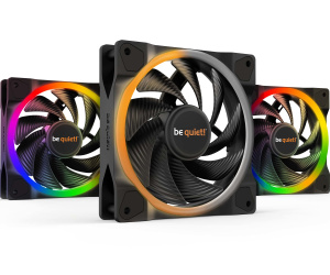 be quiet! Light Wings | 120mm PWM Triple Pack high-speed Boitier PC Ventilateur 12 cm Noir 3 pièce(s)