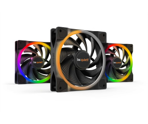 be quiet! Light Wings 120 mm PWM | Ventilateur PC ARGB high-speed, Pack de 3