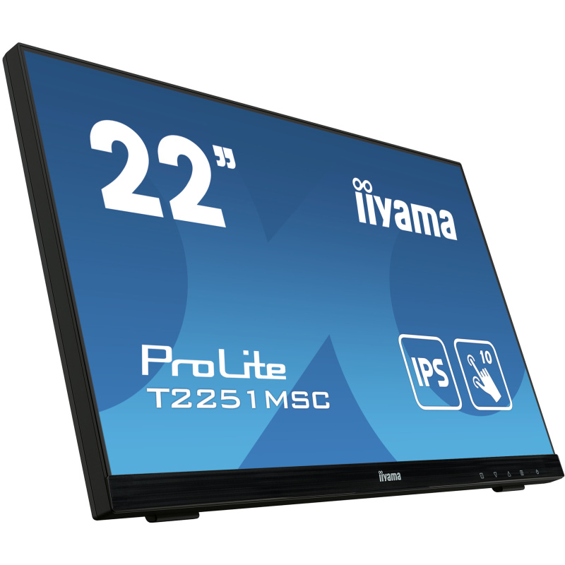 iiyama ProLite T2251MSC-B1 écran plat de PC 54,6 cm (21.5") 1920 x 1080 pixels Full HD LED Écran tactile Multi-utilisateur Noir