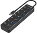 Sandberg 134-33 hub & concentrateur USB 3.2 Gen 1 (3.1 Gen 1) Type-A 5000 Mbit/s Noir