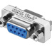 Microconnect MOD9F9F changeur de genre de câble DB9 Bleu