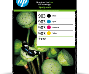HP 903 Pack de 4 cartouches d'encre Noir/Cyan/Magenta/Jaune authentiques