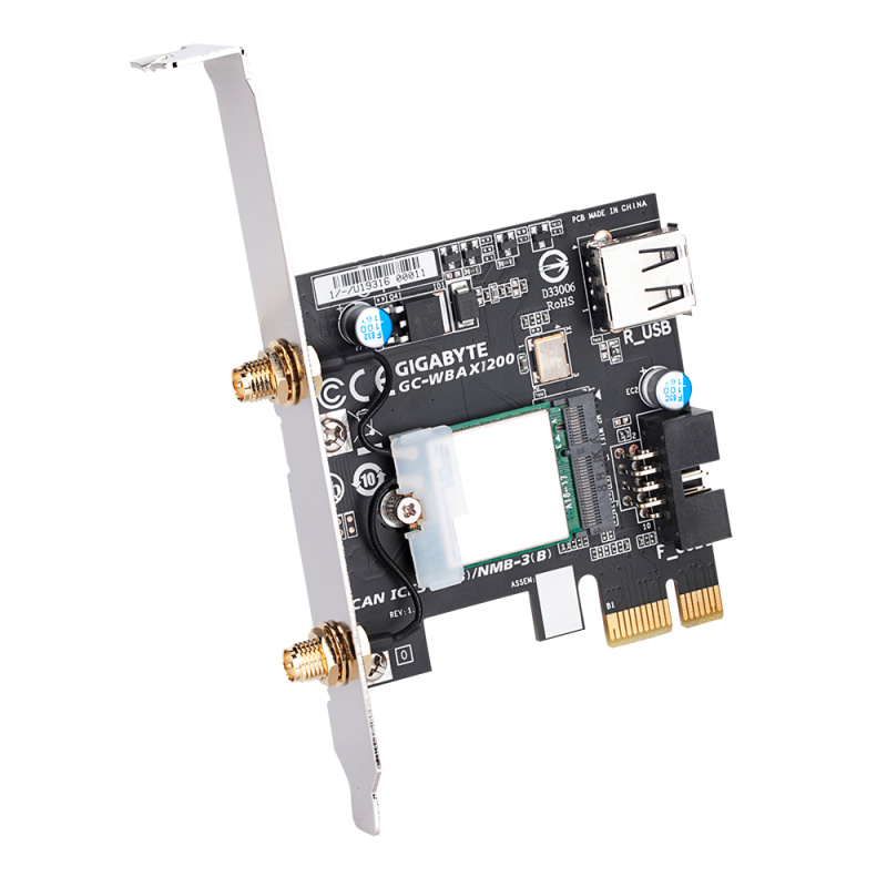 Gigabyte GC-WBAX1200 carte réseau Interne WLAN / Bluetooth 1200 Mbit/s