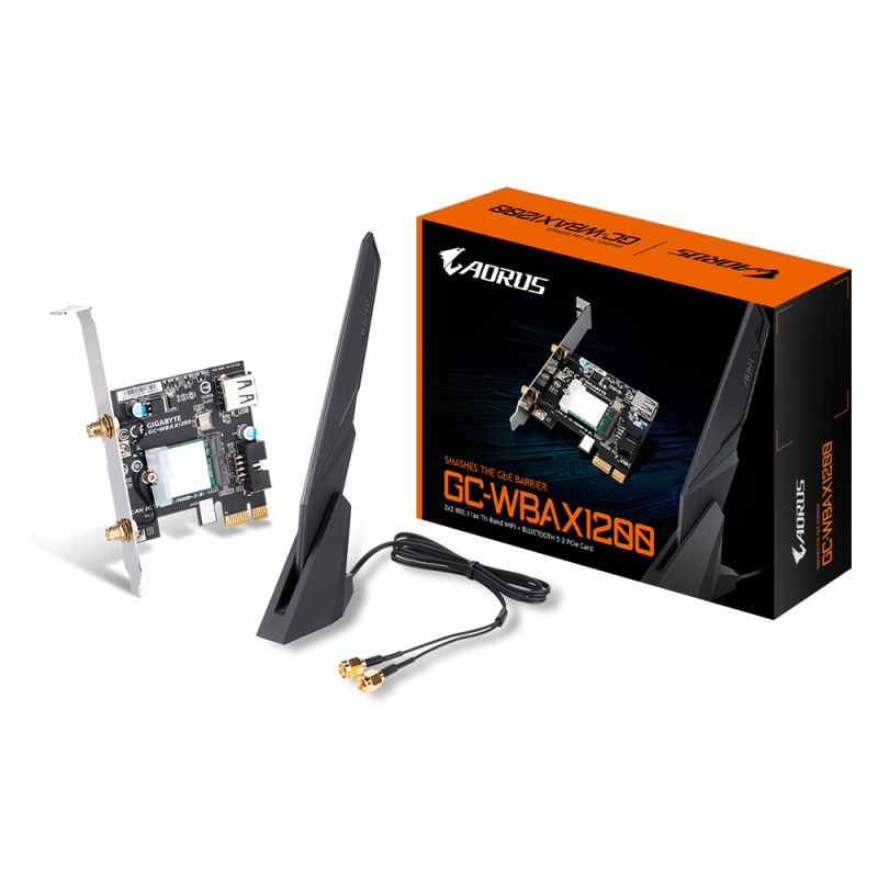 Gigabyte GC-WBAX1200 carte réseau Interne WLAN / Bluetooth 1200 Mbit/s