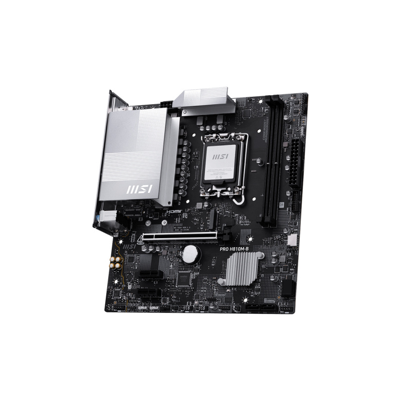 MSI PRO H810M-B carte mère Intel H810 LGA 1851 (Socket V1) micro ATX