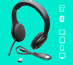 Logitech H800 Bluetooth WIRELESS HEADSET Pour ordinateur, smartphone et tablette