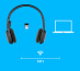 Logitech H600 WIRELESS HEADSET Pour ordinateurs via récepteur USB