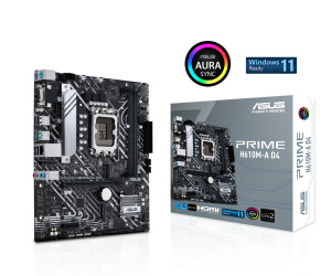 ASUS PRIME H610M-A D4 Intel H610 LGA 1700 micro ATX