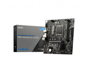 MSI MB PRO B660M-E DDR4 Intel B660 LGA 1700 micro ATX