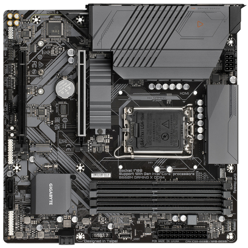 GIGABYTE B660M GAMING X DDR4 carte mère Intel B660 LGA 1700 micro ATX