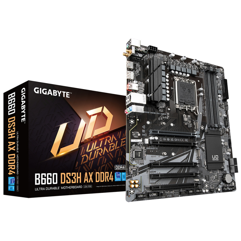 GIGABYTE B660 DS3H AX DDR4 carte mère Intel B660 LGA 1700 ATX
