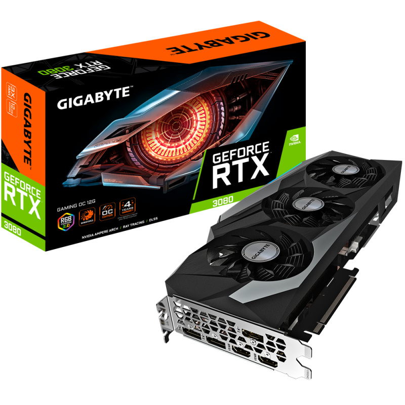 GIGABYTE GAMING GeForce RTX 3080 OC 12G NVIDIA 12 Go GDDR6X