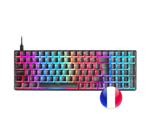 Mars Gaming MKULTRA clavier USB AZERTY Français Noir