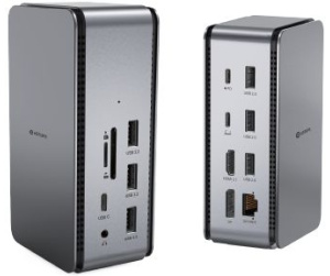 eSTUFF ES623016 station d'accueil USB4 Gris