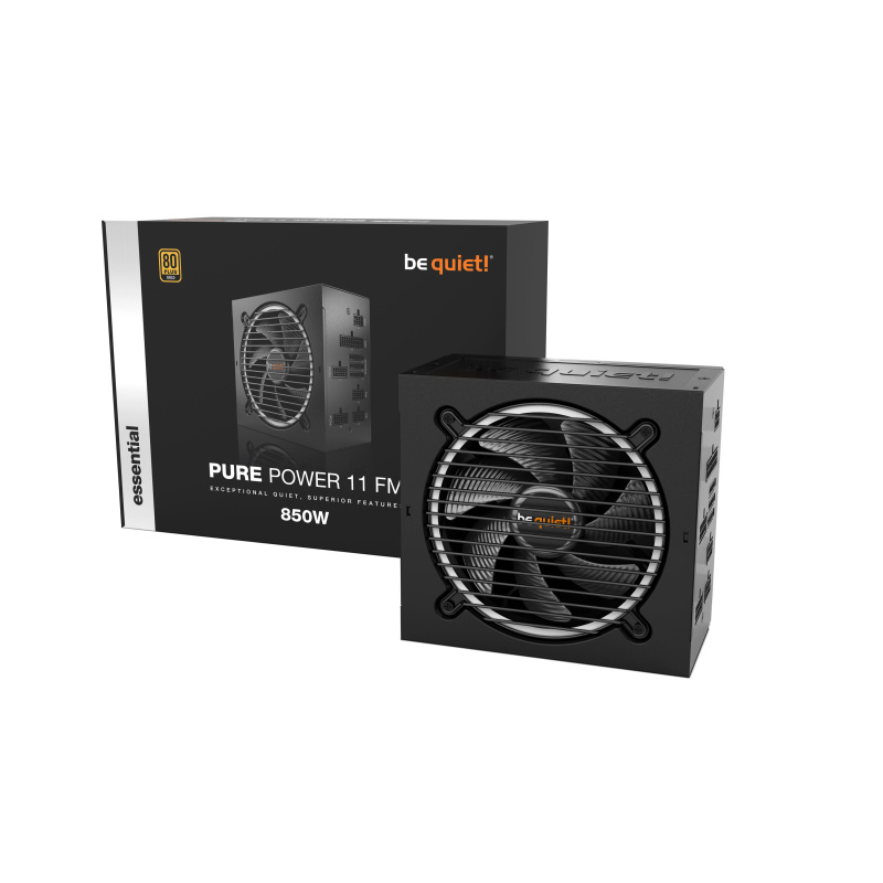 be quiet! Pure Power 11 FM 850W unité d'alimentation d'énergie 20+4 pin ATX ATX Noir