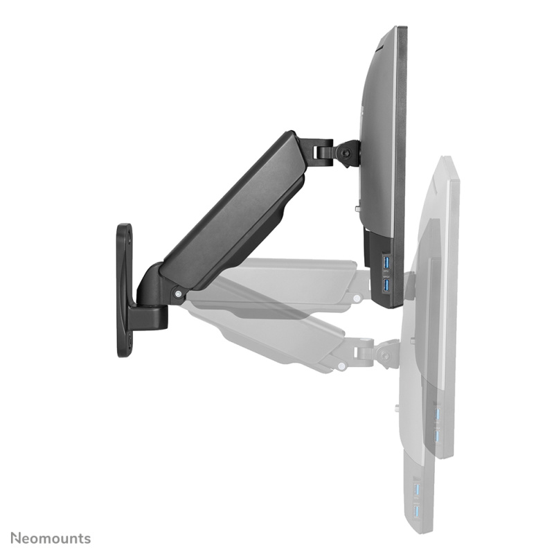 Neomounts WL70-440BL11 Support mural pour écran 17-32" - ressort à gaz - orientable