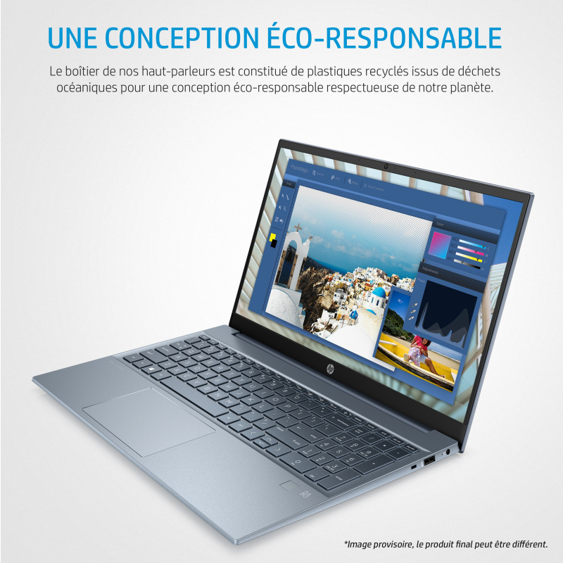 HP Pavilion 15-eg0074nf Intel® Core™ i5 i5-1135G7 Ordinateur portable 39,6 cm (15.6") Full HD 16 Go DDR4-SDRAM 512 Go SSD Wi-Fi 6 (802.11ax) Windows 11 Home Argent